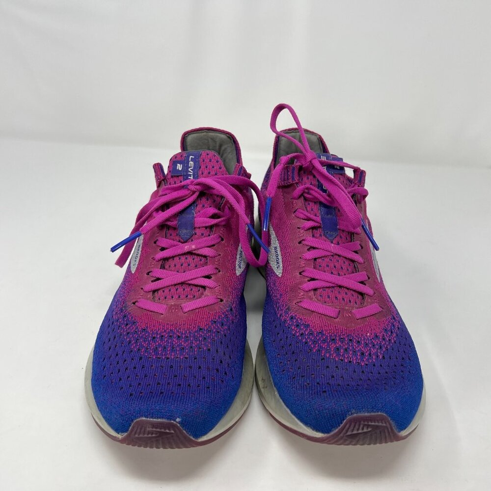 Brooks Levitate 2 Pink Purple Running Shoes Sneakers 1202791B520 Women's Sz 11 * - Picture 4 of 10
